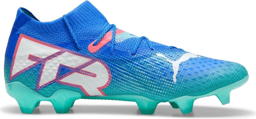 FUTURE 7 Ultimate FG/AG / Q3 24, fotballsko gress og kunstgress, herre Blue-White-Mint