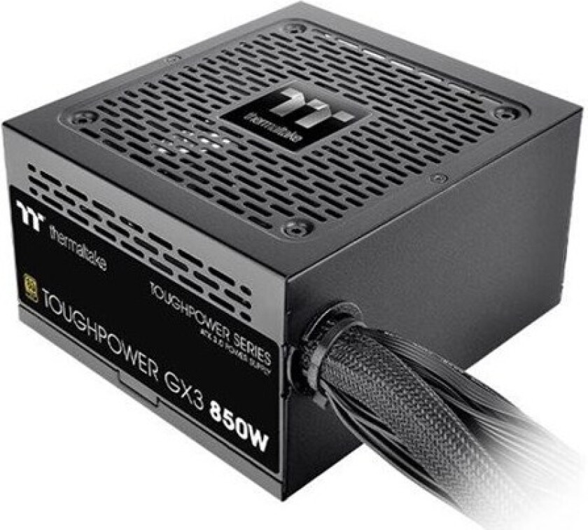 ToughPower GX3 - Bulk - power supply - 850 Watt Strømforsyning (PSU) - 850 Watt - 120 mm - 80 Plus Gold sertifisert