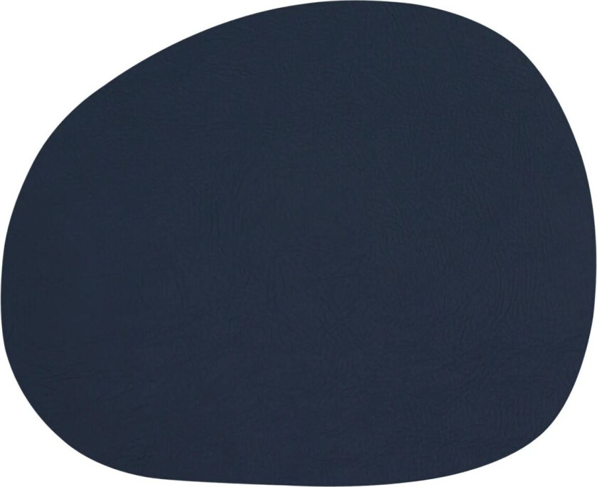 Aida Raw spisebrikke lær Dark blue buffalo (mørkeblå)