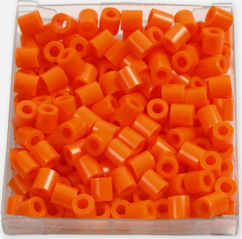 Rørperler Oransje Klar M 6000 Stk