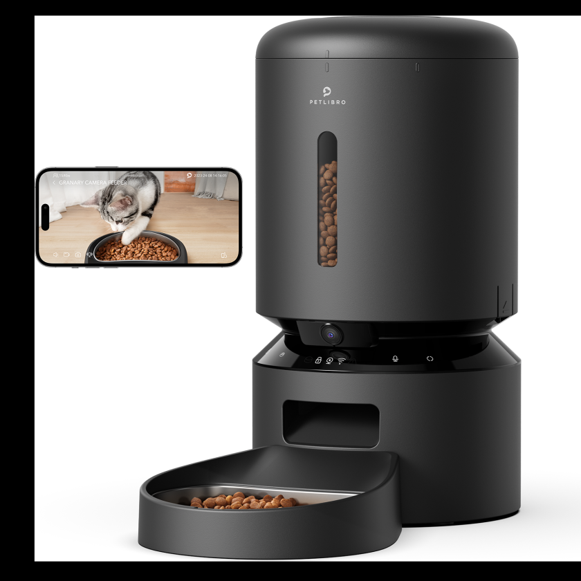 PetLibro - Automatic Cat Black Feeder with Camera - (PL-AF203-94B)