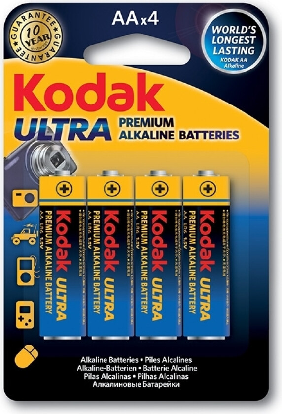 ULTRA premium alkaline AA battery