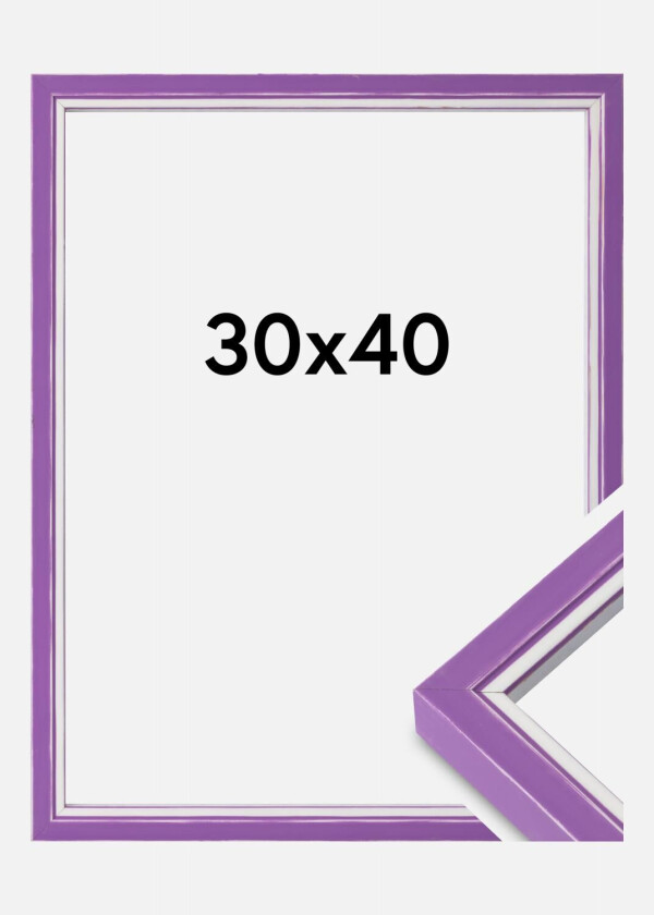 Ramme Diana Akrylglass Lilla 30x40 Cm