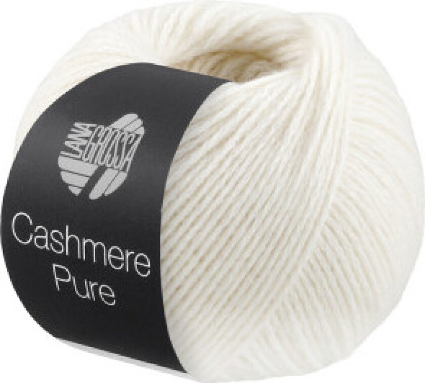 Cashmere Pure Garn 09 Hvit