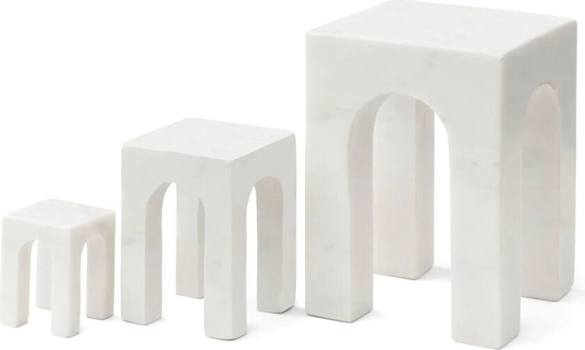 Bilde av Arkis bokstøtte 3 deler Hvit