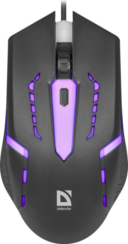 Defender Flash MB-600L Ambidextrous Wired Gaming Mus - USB-A (1200DPI)