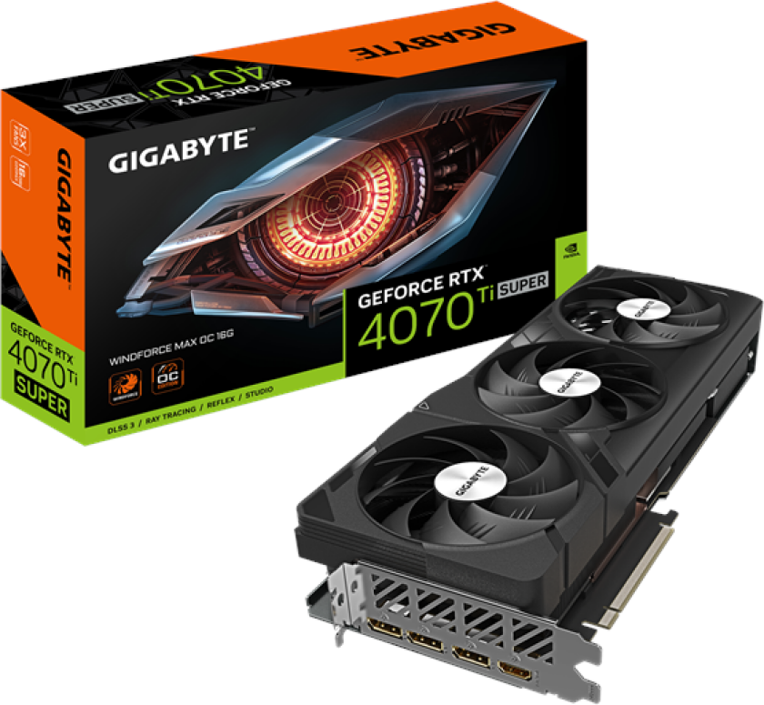 GeForce RTX 4070 Ti SUPER WF3 MAX OC - 16GB GDDR6X RAM - Grafikkort