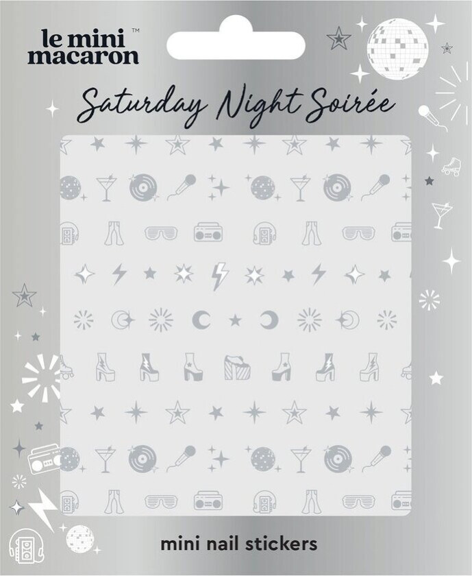 Mini Nail Art Stickers Saturday Night Soirée