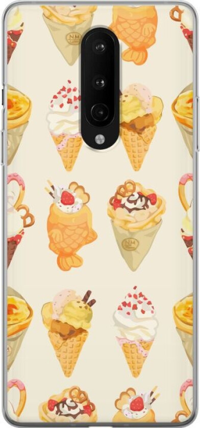 Mobildeksel til OnePlus 8 med Glassig motiv