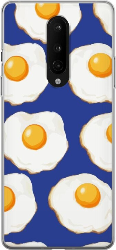 Mobildeksel til OnePlus 8 med Stekte egg motiv