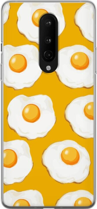 Mobildeksel til OnePlus 8 med Stekt egg motiv