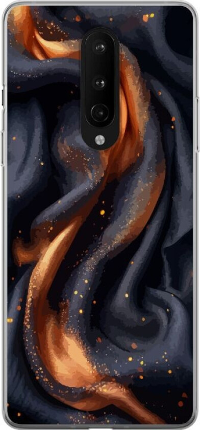 Mobildeksel til OnePlus 8 med Brennende silke motiv