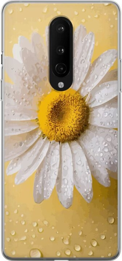 Mobildeksel til OnePlus 8 med Porselensblomst motiv