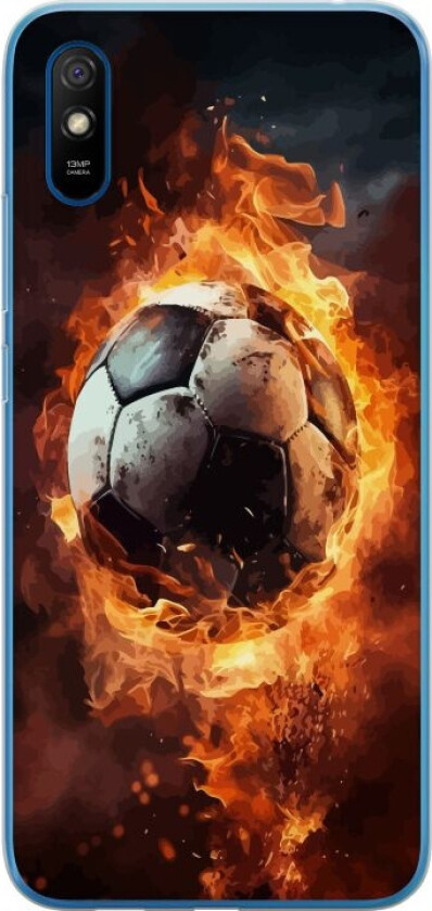Mobildeksel til Xiaomi Redmi 9AT med Fotball motiv