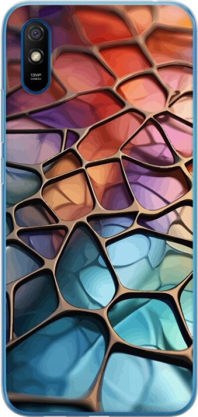 Mobildeksel til Xiaomi Redmi 9AT med Metalliskt mønster motiv
