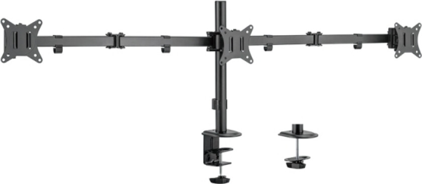 Monitorarm trippel 17-27" 2x658mm
