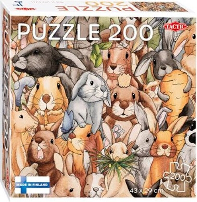 Jigsaw puzzle Bunnies 200 pcs. Gulv