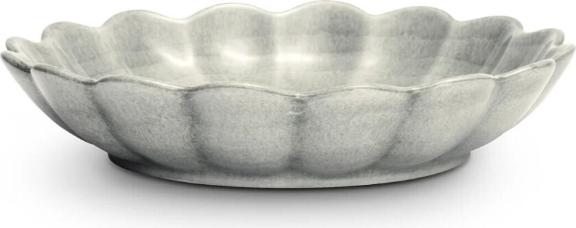 Oyster skål Ø24 cm Grå