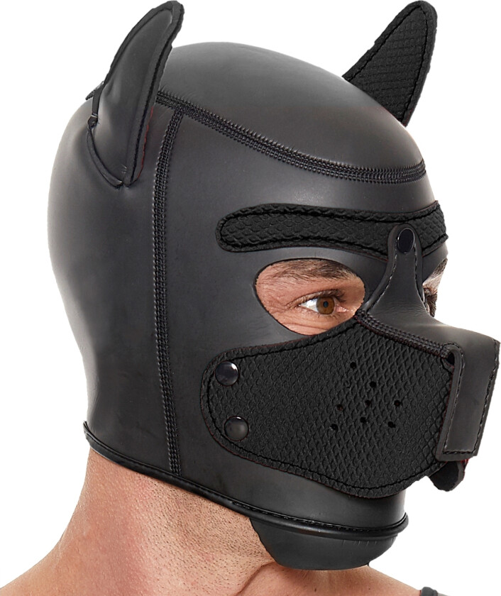 Puppy Play Neoprene Puppy Hood - Svart