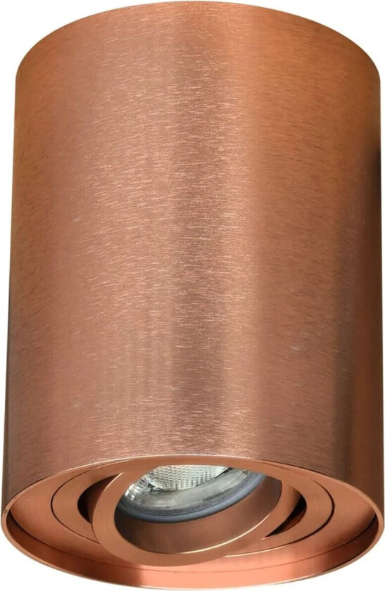 takspot Jolina, rund, kobberfarget, aluminium