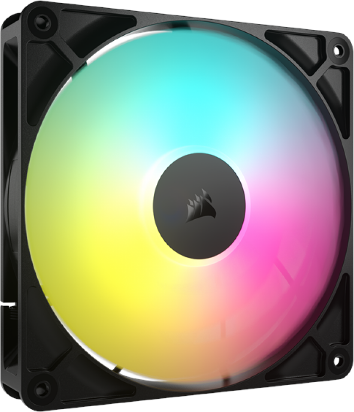 RS140 ARGB - Kabinettvifte - 120mm - Svart med RGB LED-lys - 36 dBA