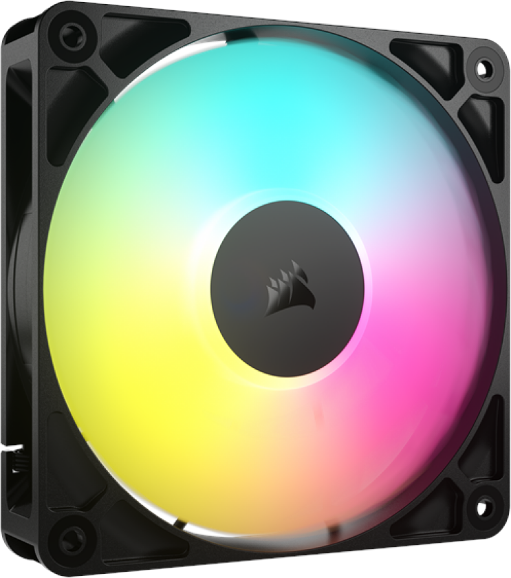 RS120 ARGB - Kabinettvifte - 120mm - Svart med RGB LED-lys - 36 dBA