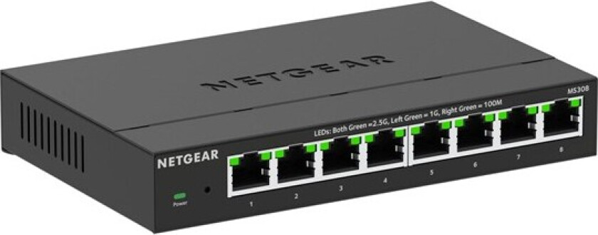 MS308 - switch - multi-gigabit - 8 ports - unmanaged