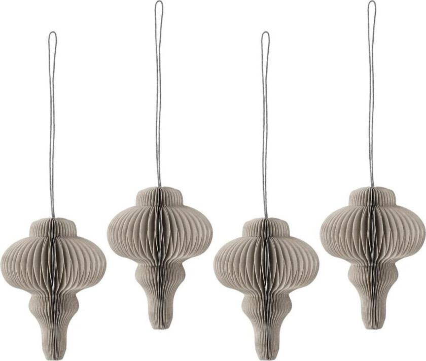 Spira juletrekuler 4-pakning Beige