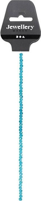 Bilde av Faceted Beads Turquoise 45pcs.