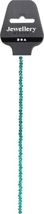 Faceted Beads Green 45pcs.