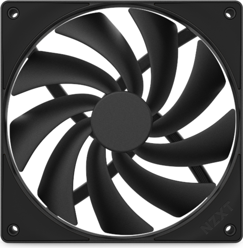 F140Q V2 Quiet Airflow - Kabinettvifte - 140mm - Svart - 25 dBA