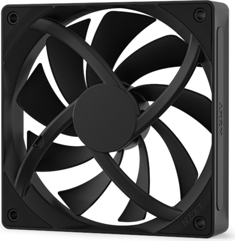 F120Q V2 Quiet Airflow - Kabinettvifte - 120mm - Svart - 25 dBA