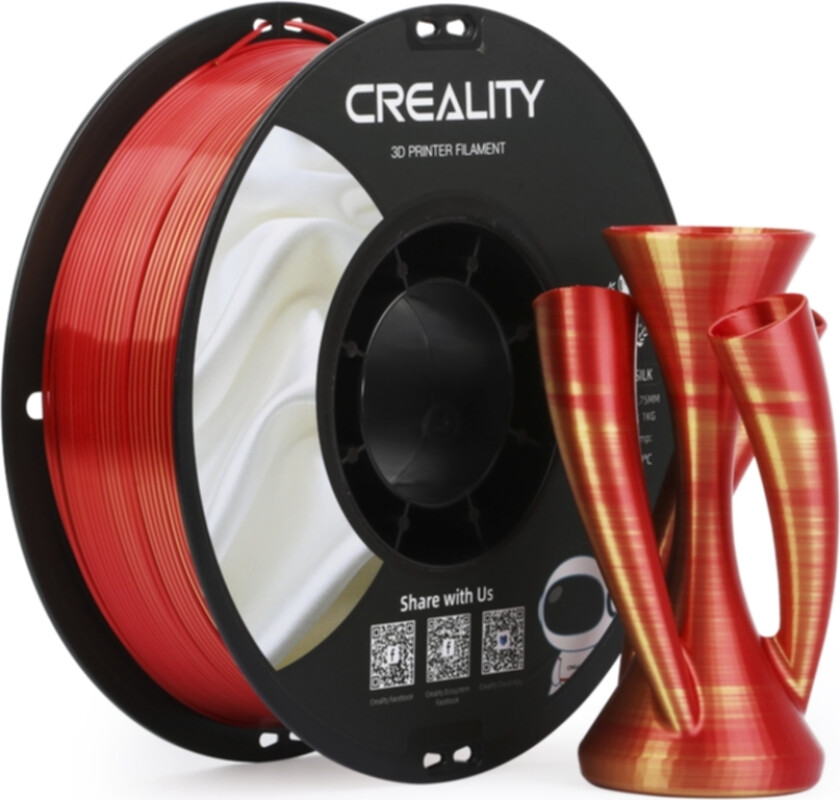 Filament Cr-Silk Pla Creality (Zloto-Czerwony)