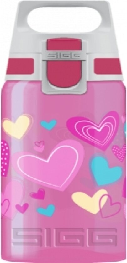 Sigg Viva One, 0,5 Ml, Sykkel, Fitness, Turgåing, Idretter, Flerfarget, Plast, Hjertemønster, Tyskland