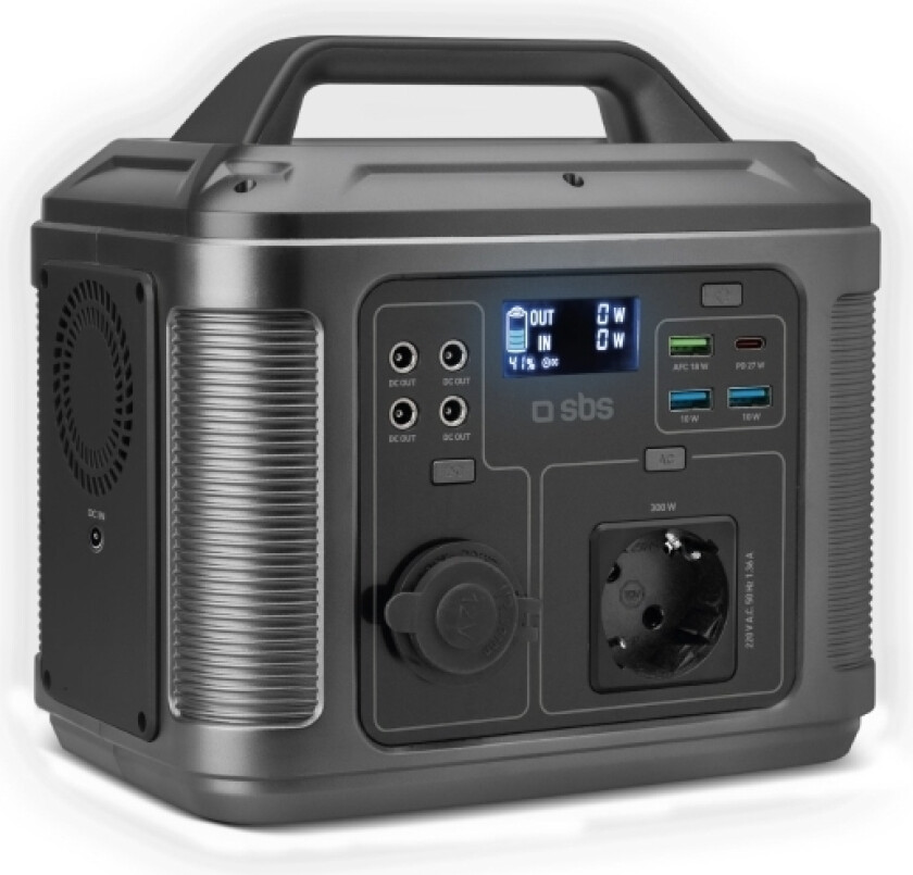 Sbs Portable 300w Charging Station. Sort