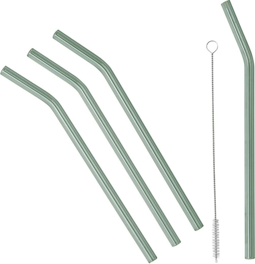 Malle sugerør 4-stk. Smoke