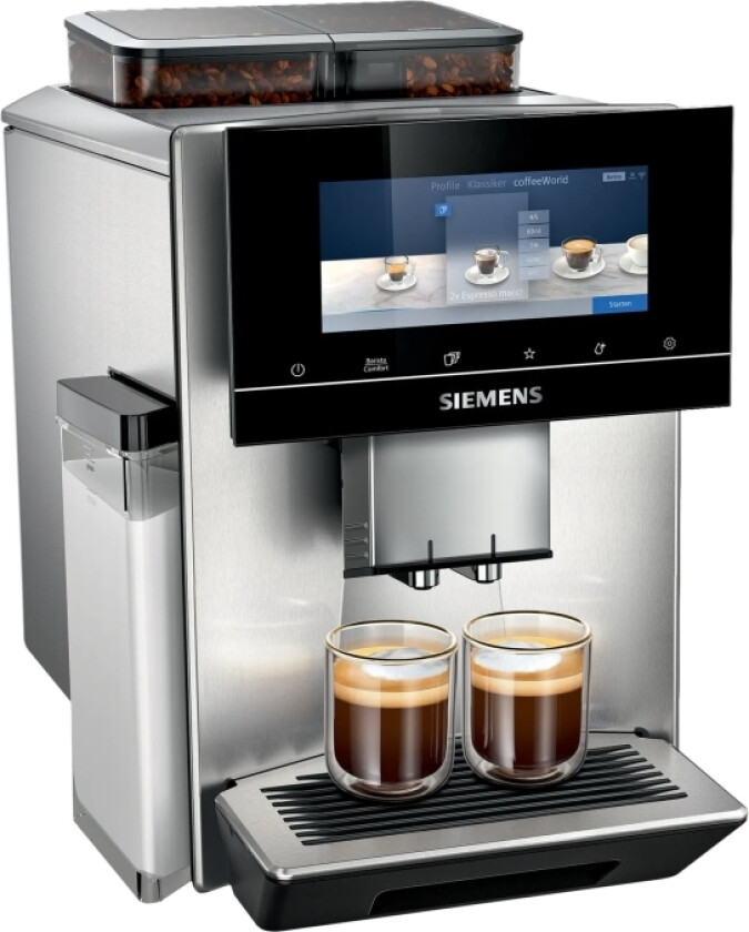 Eq900 Tq907d03 - Automatisk Kaffemaskin Med Cappuccinatore - 19 Bar - Rustfritt Stål