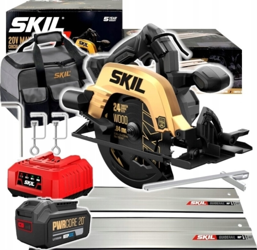 Sirkelsag 3575db 20v 1x4ah +veiledning