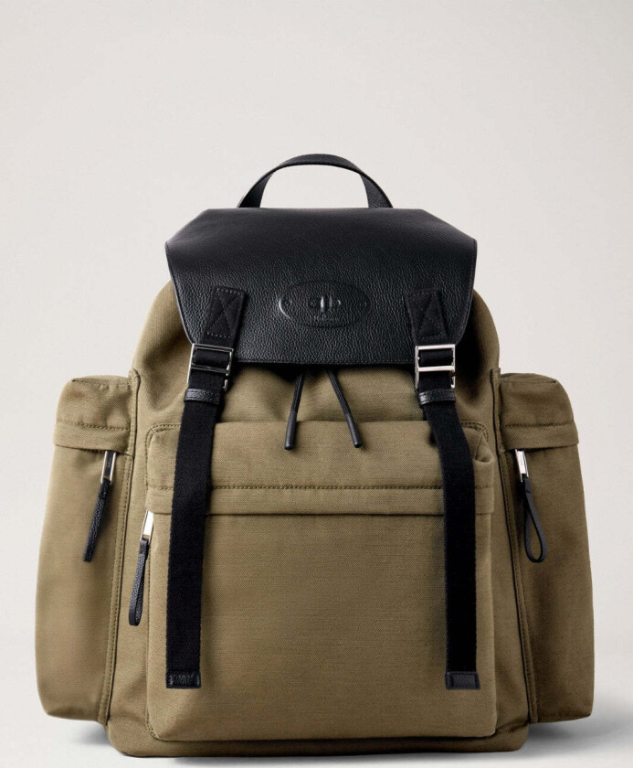 SKYE OVERSIZED BACKPACK CANVAS Grønn
