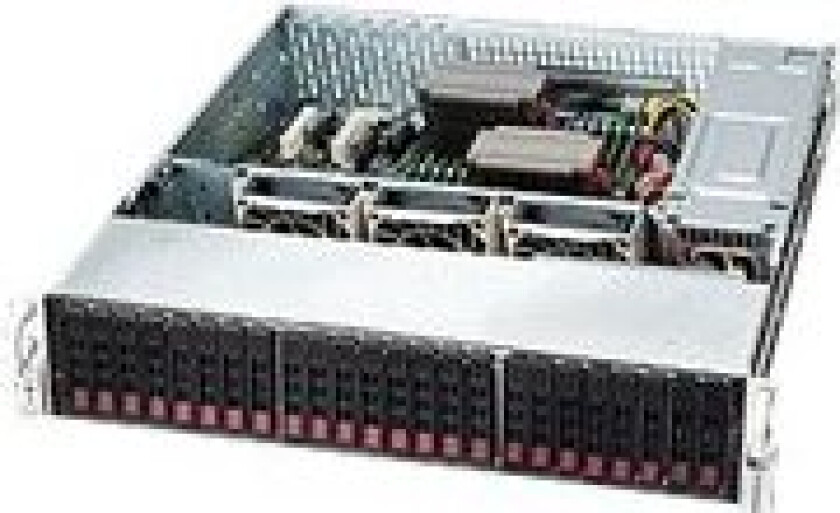 SC216 BE1C-R920LPB - Kabinett - Server (Rack) - Svart