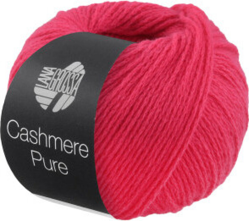 Cashmere Pure Garn 18 Bringebær