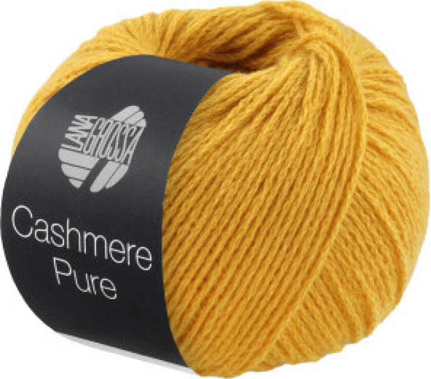 Cashmere Pure Garn 16 Safrangult