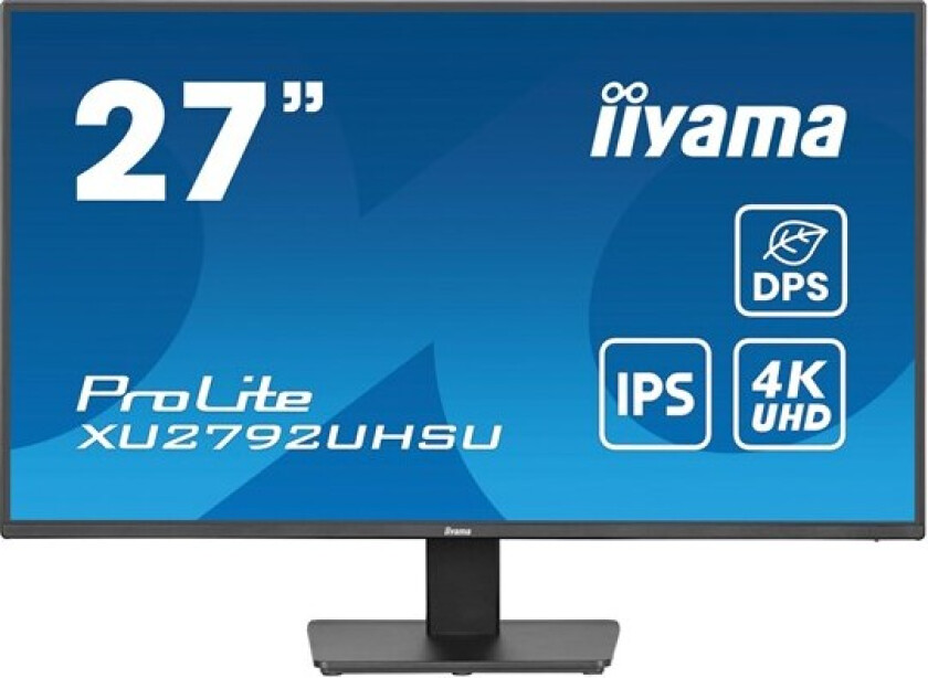 27" iiyama ProLite XU2792UHSU-B6 - LED monitor - 4K - 27" - 4 ms - Skjerm