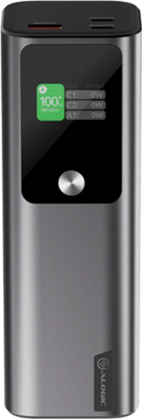 Ark 27000mAh Power Bank with 140W USB-C Charging Nødlader - Grey - 27000 mAh