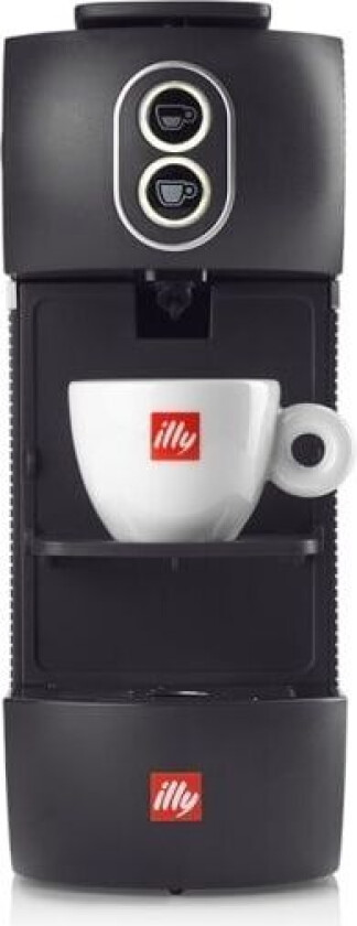 Illy Easy, Pillow Kaffemaskin, 1 L, Kaffekapsel, 1250 W, Sort