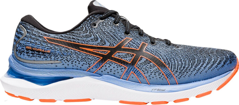 Asics Gel-Cumulus 24 M, løpesko herre Black/Shocking Orang