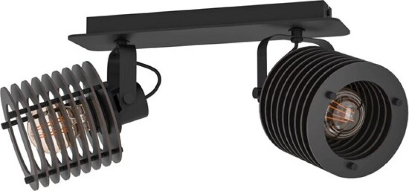 Eglo Segovia Skinne 2xe27 Sort/natur