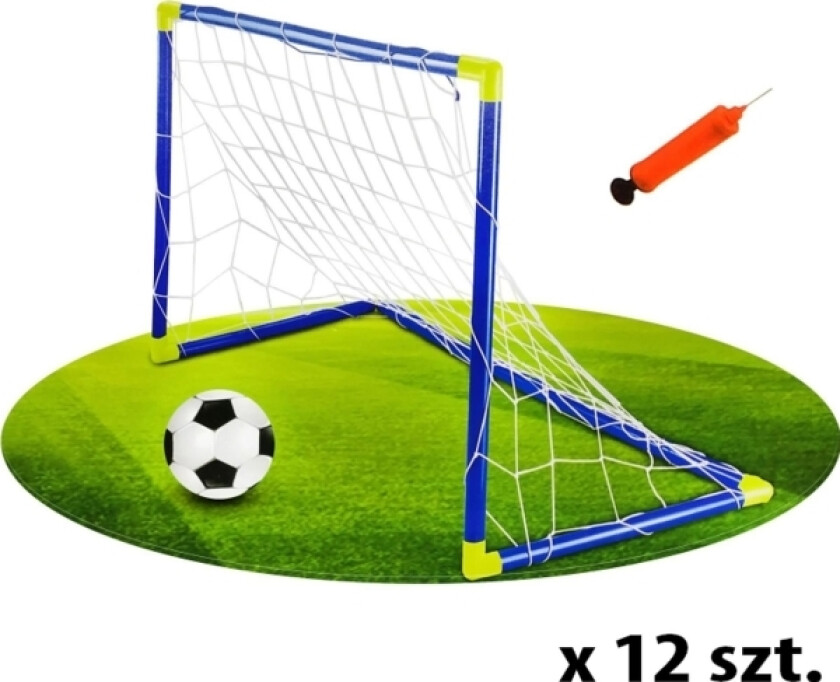 Fotballmål Med Ball Og Pumpe Fotball Sport 12 Stk.