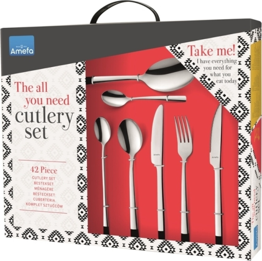 Manille 9035 - 42-Pc All You Need Set - Stainless Steel -Mirror Finish