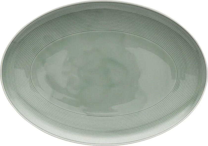Loft serveringsfat ovalt moss green 24 x 34 cm